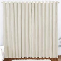 Cortina 3 Mts Sala Quarto Oxford Varão Baratissima Palha