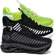 Kit 3 Tênis Infantil Menina Evoltenn Sola Trança Escolar-Feminino