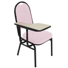 Cadeira Universitária Para Auditório Linha Hotel Rosa