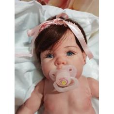 Bebe reborn  silicone  pode dar banho     - REBORN KELLY LEMOS   