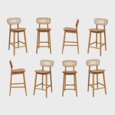 Kit 08 Banquetas Liz Cabecasa Madeiramadeira