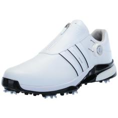 adidas Tênis de golfe masculino Tour360 24 Boa, Calçado branco/preto, 41