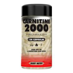 Suplemento L Carnitine Body Nutry 2000mg  120 Cápsulas  Sem Sabor
