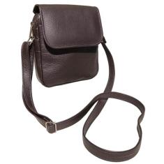 Bolsa Masculina Em Ziper De Couro Shoulder Bag Transversal - Art Minas