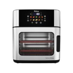 Air Fryer Philco 16L 4 em 1 Painel Digital PAF16A, Preto e Prata, 220V