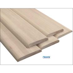 Kit Guarnição Vista Alizar Para Portas, Janelas E Outros 7 cm Arredondada Sem Rebaixo Eucalipto NeonX