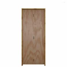 Kit Porta Camarão de Madeira Mescla 82 X 2.10 Batente Ecológico 11 cm com Ferragens Lado Esquerdo - Hale