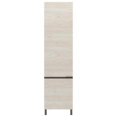 Paneleiro Bartira Cristal MDP 15mm com 2 Portas e 5 Prateleiras - 60cm de largura