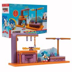 Boneco Sonic The Hedgehog Cenário Fase Flying Battery Zone