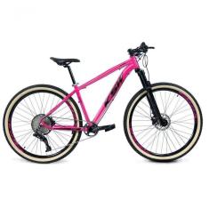 Bicicleta Aro 29 Ksw Xlt 12v Garfo Com Trava 11-50 Rosa 17