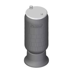 Bolsa Pneumática Suspensão Eixo Carreta Implementos HBZ - Fabbof Compo