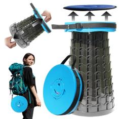 PLOGGING Banqueta dobrável 2GG atualizada com almofada, 40 cm a 29 cm, bancos portáteis para adultos, cadeira dobrável mais resistente com capacidade de carga de 453 kg, banco retrátil de acampamento