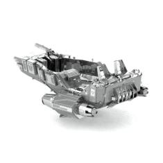 Miniatura de montar metal earth star wars first snowspeeder, Prata