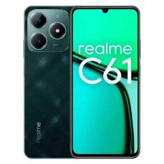 Smartphone Realme C61 256GB 8GB RAM Dual SIM Com NFC Tela 6.74 Dark Gr