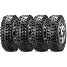 Kit 4 Pneu Pirelli 275/80r22.5 149l Tl Tg88 Borrachudo Misto