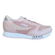 Tênis Fila Euro Jogger Feminino Rosa + Branco-Feminino