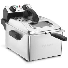 Fritadeira Elétrica Capacidade 4 L, a Óleo, Aço Inoxidável, 110V 1800W, CUISINART CDF 200P1, Prateado