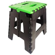 Banqueta Plástico Quadrada Dobrável Para Camping Praia Verde