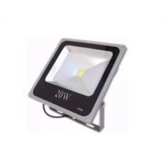 Refletor Led Branco Frio Holofote 20w Bivolt A Prova D'água