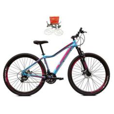 Bicicleta Aro 29 Alfameq Pandora Feminina Alumínio 21v Freio a Disco H