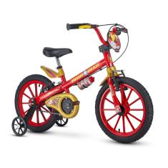 Bicicleta Infantil Aro 16 Homem De Ferro - Nathor