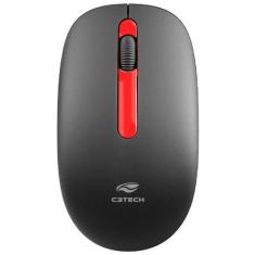 Mouse Sem Fio, Plug And Play, 1.200 Dpi, M-W15Rbk, C3Tech - C3 -tech