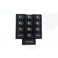 Teclado Silicone Porteiro Xpe Intelbras Maxcom Original Novo