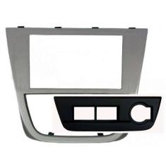 Moldura Painel 2DIN Multimidia MP5 Gol Voyage Saveiro G5 - Grafite