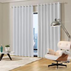 Cortina Blackout de Sala e Quarto Em Tecido 4,00 x 2,50   Admirare , B