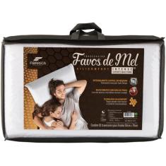 Travesseiro Favos De Mel Intense Lavável Fibrasca Suporte Firme, 1 Uni