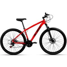 Bicicleta KSW XLT 100 aro 29 21 Vel Freio a Disco S14 - KSW BIKES, Ver