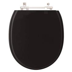 Assento Sanitario Village Ébano (preto) para vaso Deca