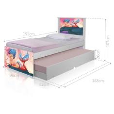 Bicama Sereia nas Pedras com Colchões