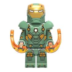 Boneco Blocos De Montar Homem De Ferro Armadura Mark Mk37