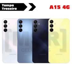 Tampa traseira celular SAMSUNG modelo A15 4G, AZUL