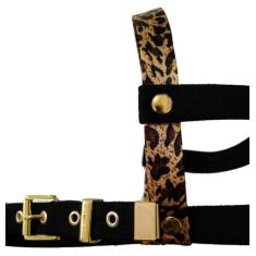 Peitoral Coleira E Guia Ana Julia Tamanho 3 Cães Linha Luxo - Bicho Co