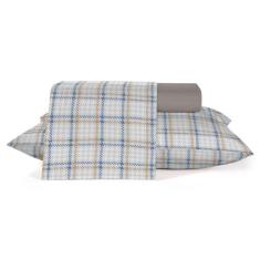 Jogo de Lençol Teka Casal Queen 3 Peças 100% Algodão 150 Fios - Macio 