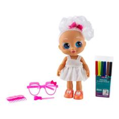 Boneca Brave Girls Artista com Acessórios - Bee Toys, Branco