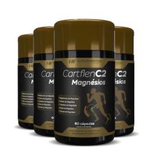 4X Cartflen C2 5 Tipos De Magnésios 60Caps Hf Suplementos