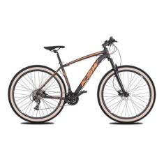 Bicicleta MTB Aro 29 KSW XLT 24V Shimano Freio Hidráulico, Preto, Lara