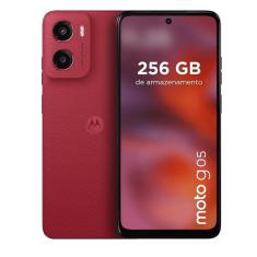 Smartphone Moto G05, 256GB, Tela 6.7", Câmera Traseira 50 MP, Vermelho, MOTOROLA