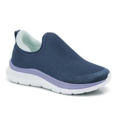 Tênis Infantil Way 354 Chumbo Lavanda Azul Acqua-Unissex