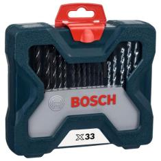 Jogo De Brocas E Bits Bosch X-Line 33 Peças - 17398/325
