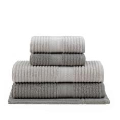 Jogo de toalhas Buddemeyer Doris Banho Cinza Claro/Cinza 5 peças