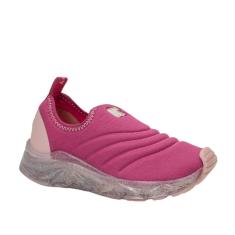 Tênis Infantil Kidy Slip-on 035.1075 com Luz Menina-Feminino