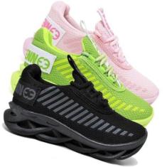 Tênis Infantil Menina Confortavel Leve - 3 Pares-Feminino