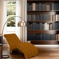 Recamier Divã Espreguiçadeira Para Sala e Cliníca Estética Sandra Veludo