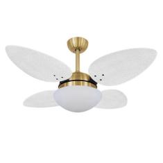 Ventilador De Teto Volare Dourado Vd42 Palmae 4 Pás 110V, 110V