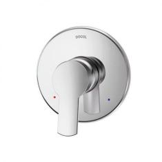 Acabamento Monocomando de Chuveiro 3/4 Chess e Gali Cromado - Docol