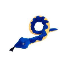 Cobra Azul De Pelúcia 130 Cm Antialérgica - Mirante Brasil
